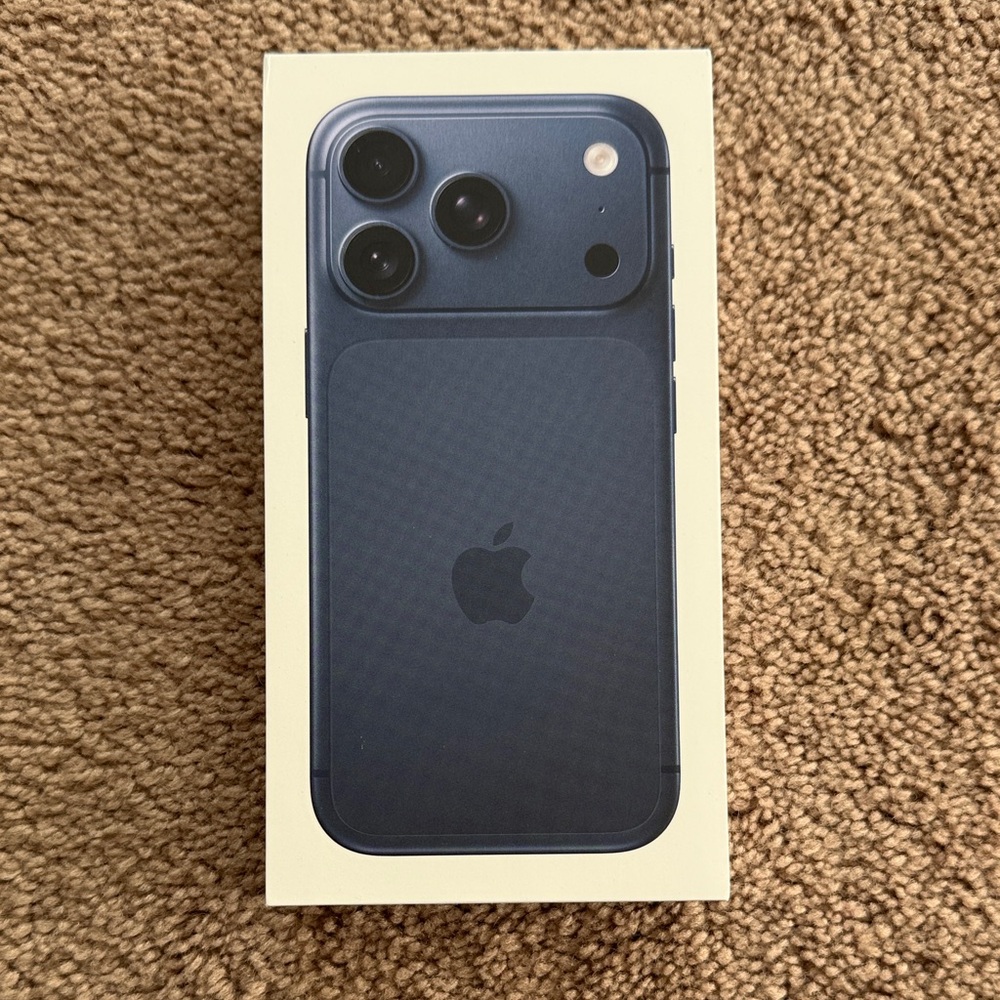 Apple iPhone Smartphone Box - Midnight Blue Empty Box